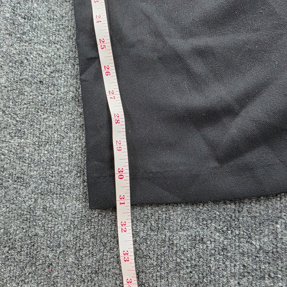 Abercrombie & Fitch Sloane Tailor Pants Curve Love Wide Leg Pleated 6L 28 Black - Picture 11 of 11